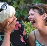 women laughing